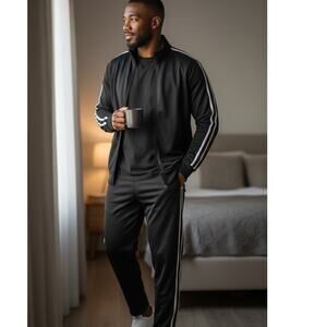 DaresayMen's Mesh Jogger | Athletic Sweatpants with Pockets small
